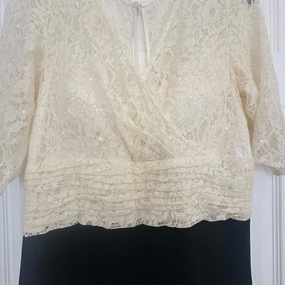 JS collection white and black dress size 14 - Picture 2 of 6